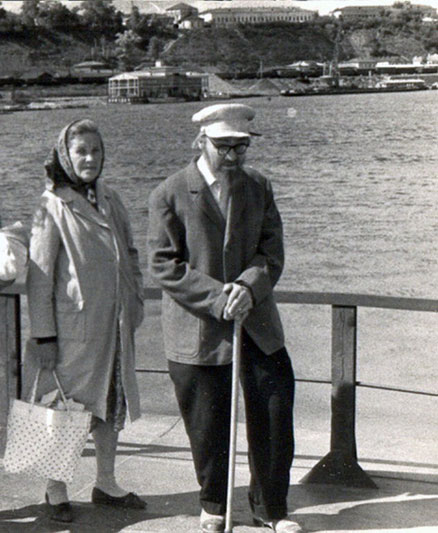 Б.В. Талантов с женой Верой. 1966 г.