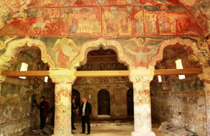 Фрески церкви Успения Пресвятой Богородицы в Каушанах (Молдавия)
