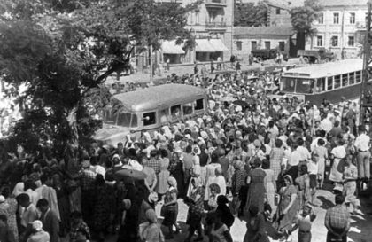 На похоронах святителя Луки. Симферополь, 13 июня 1961 года