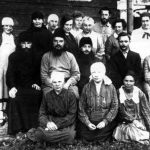 Протоиерей Сергий Мечёв с членами общины. Город Верея. 1927–1928 годы