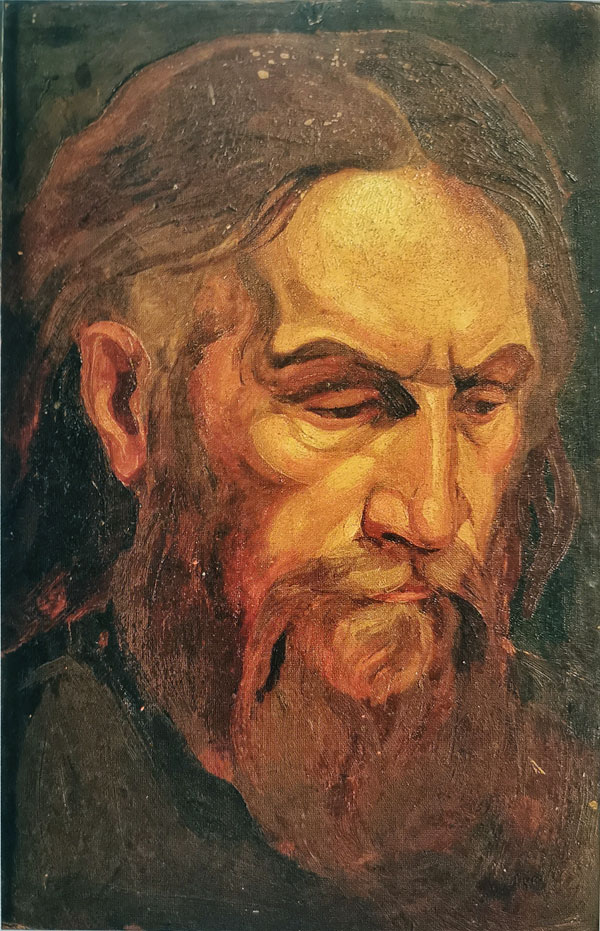 Портрет прот. Сергия Булгакова. Работа инокини Иоанны (Рейтлингер). 1936 г.