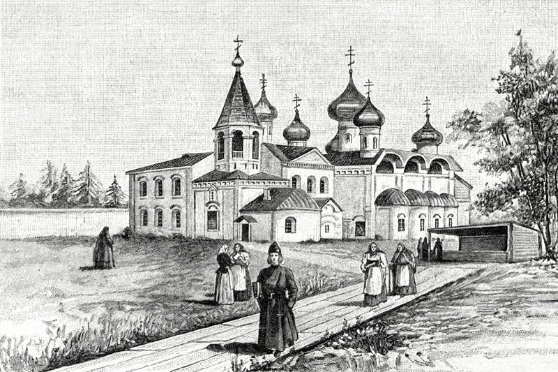 Александро-Свирский монастырь. Гравюра начала XX в.