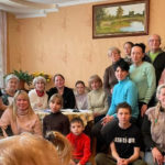 Беженцы из города Рубежное под Луганском