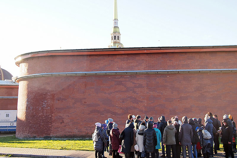Молитва памяти у стен Петропавловской крепости 30 октября 2022 г.