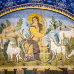 Пастырь добрый. Мозаика. Равенна, вторая четверть V века