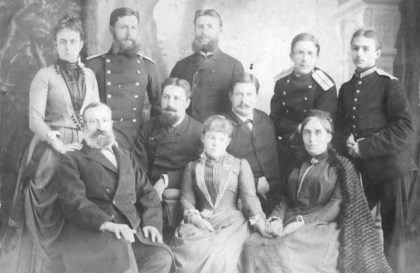 Семья Беликовичей (приблизительно 1885 год)