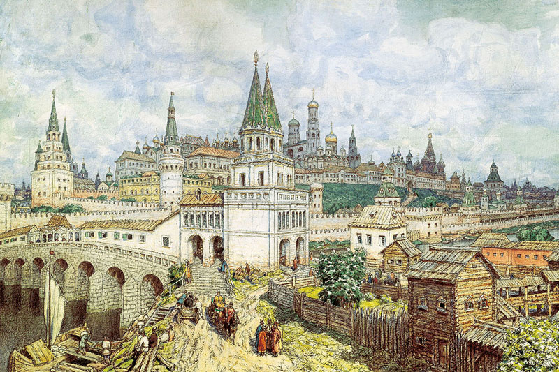 Аполлинарий Васнецов. Кремль в XVII веке