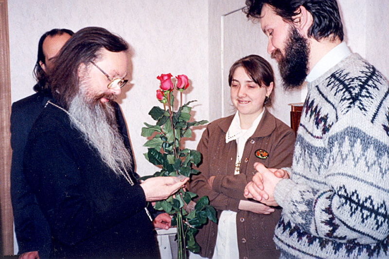 На встрече послушников. 1999 год