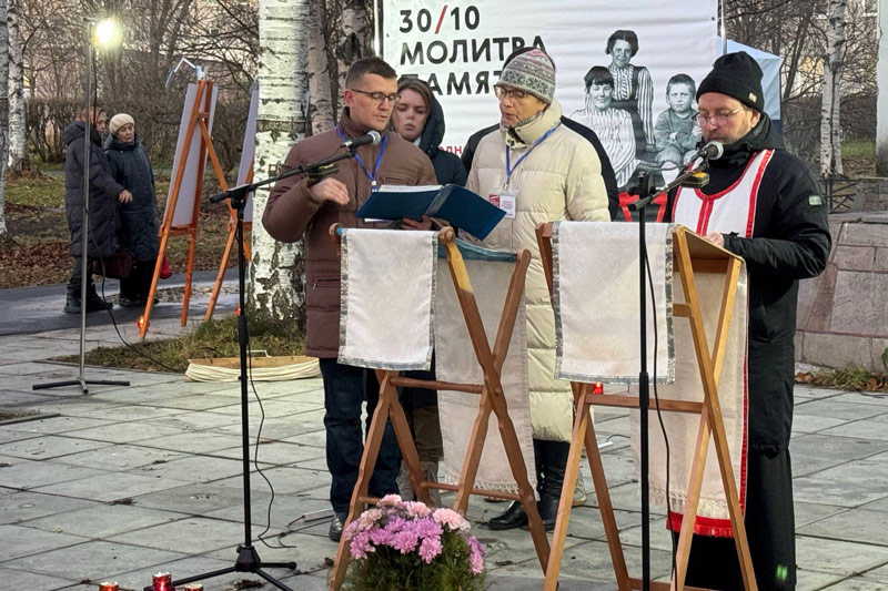 Молитва памяти в Архангельске
