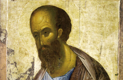 Апостол Павел. Правая икона деисусного Звенигородского чина