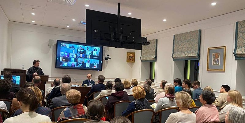 Лекция прот. Максима Козлова в Свято-Филаретовском институте