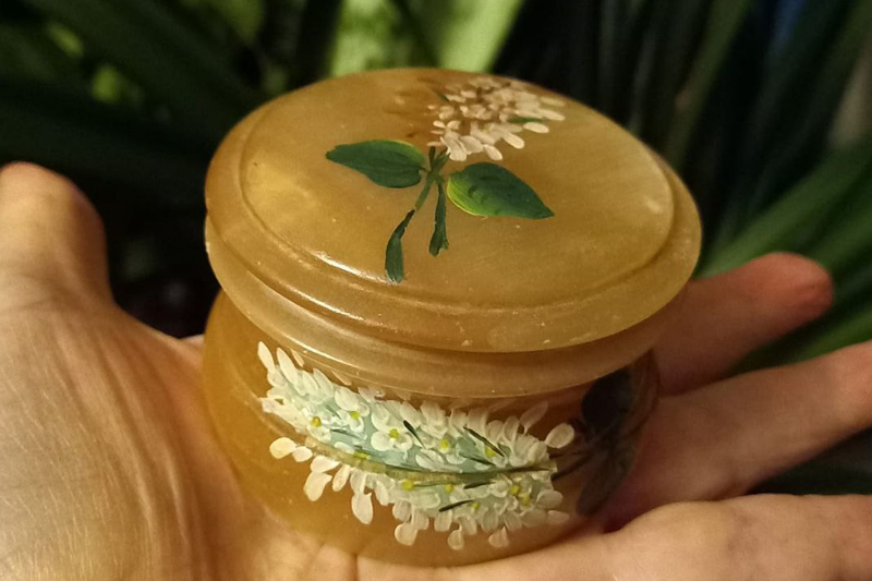 Коробочка для просфорочки из мягкого камня