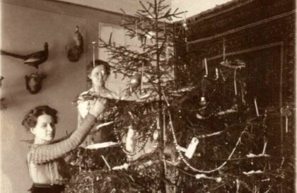 Елка в доме купца Зворыкина, Муром, 1910-е годы