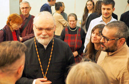 После презентации о. Георгий Кочетков продолжил отвечать на вопросы