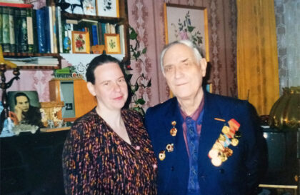 Вера Дмитриевна Орлова с отцом